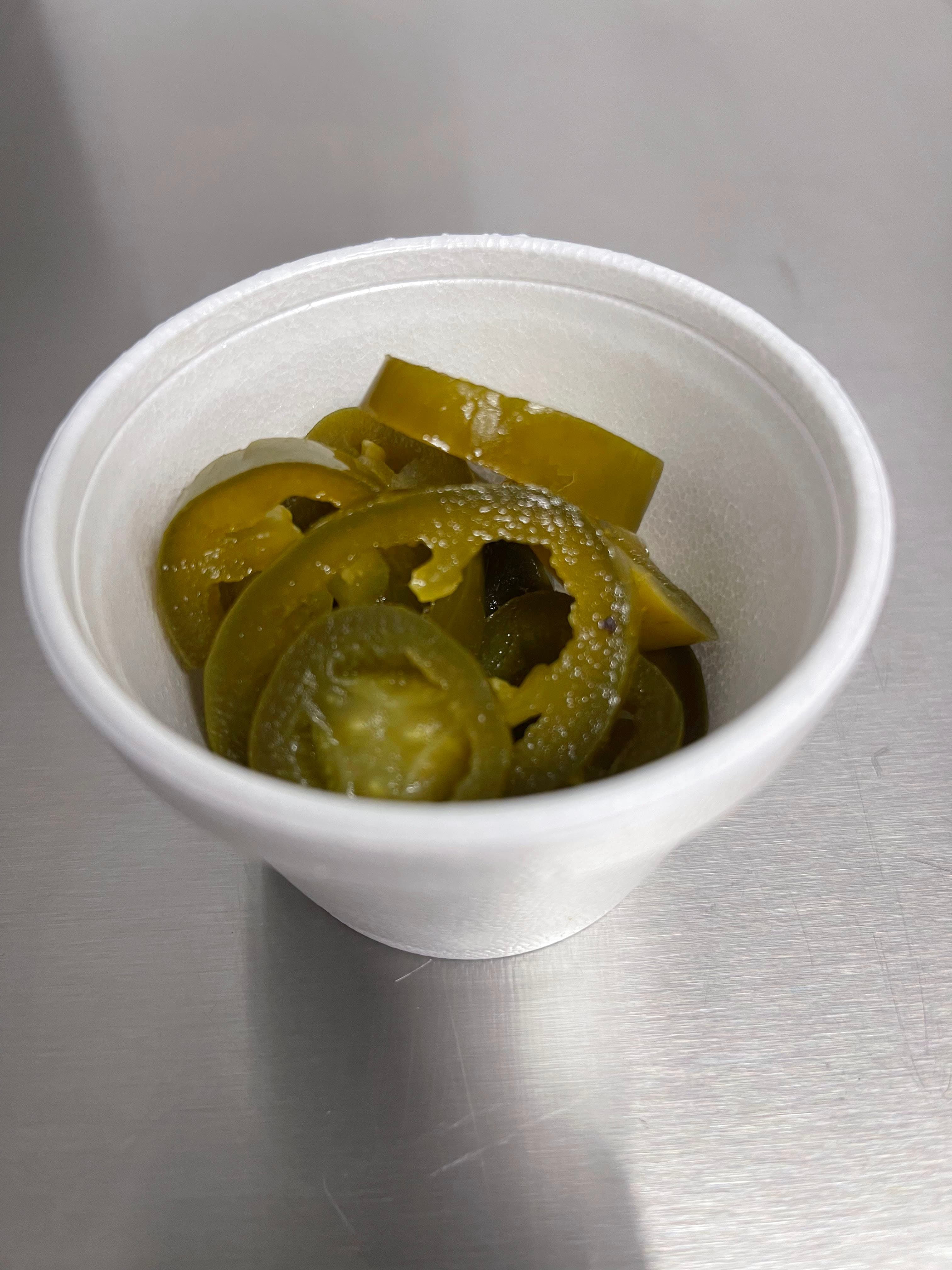 Cup of Jalapeños